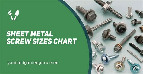 sheet metal screw dimensions|metal screw diameter chart.